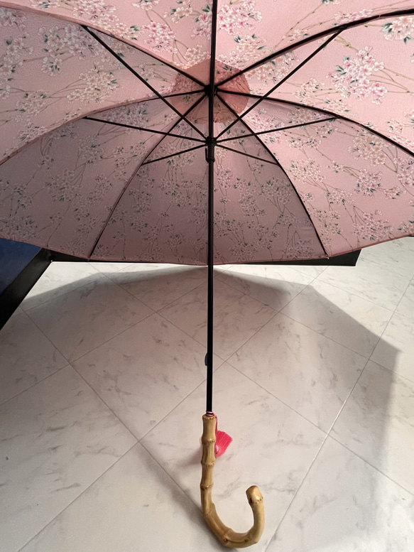 手作り日傘　どうにでも なると見上げる桜かな 10枚目の画像