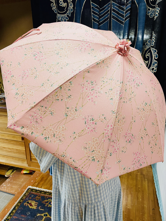手作り日傘　どうにでも なると見上げる桜かな 9枚目の画像