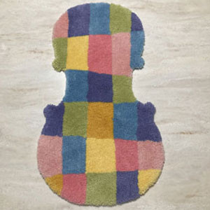 バイオリン型ラグ