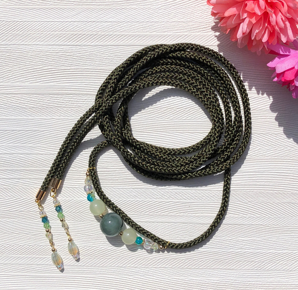 水晶帯留め アンティーク アクセサリー ○美しい煙水晶の帯留め・帯留