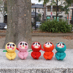 【全身タイツちゃん】あみぐるみ インテリア雑貨 プレゼント ギフト 3枚目の画像