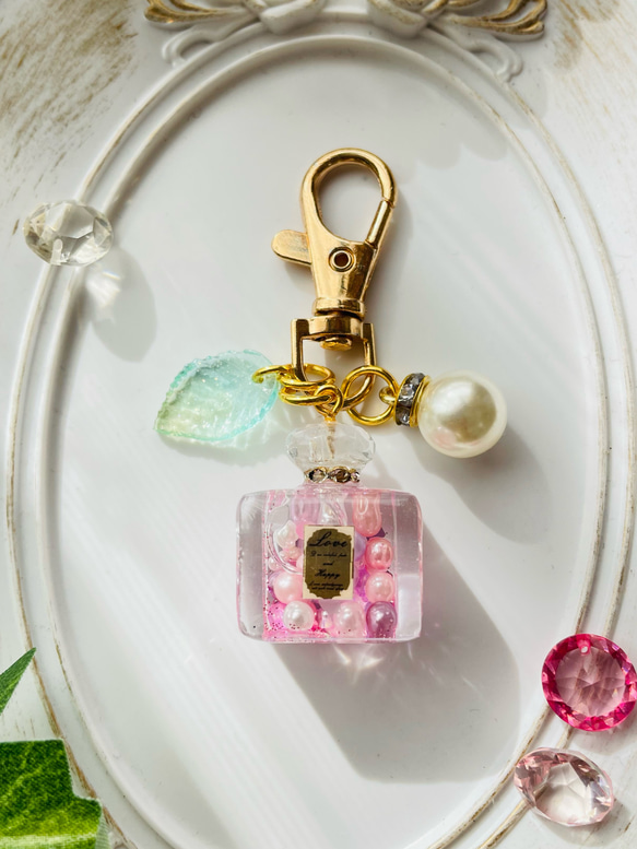香水風レジンキーホルダー 桜 香水 その他アクセサリー &K