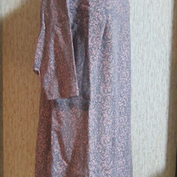着物リメイク　ウールのワンピース 3枚目の画像