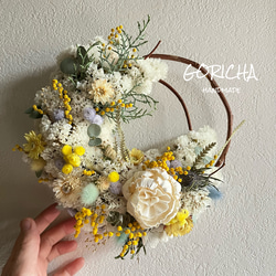 レモンユーカリリース 再販】実付きのユーカリ(レモンユーカリ)のリース〔L〕 リース SOPO