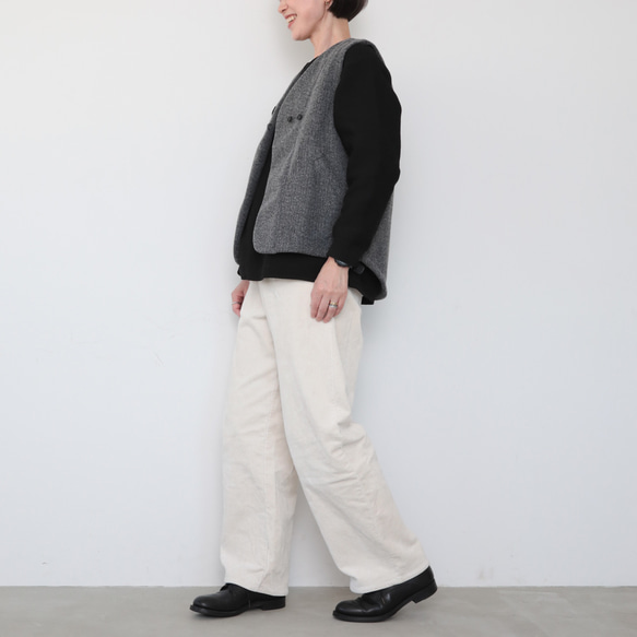 pazu's vest　FW / gray 9枚目の画像