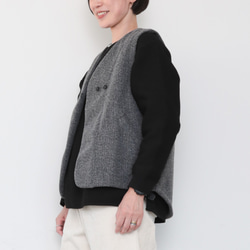 pazu's vest　FW / gray 3枚目の画像