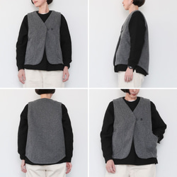 pazu's vest　FW / gray 7枚目の画像