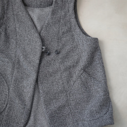 pazu's vest　FW / gray 6枚目の画像