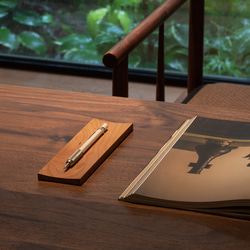 工匠手工筆筒辦公筆筒木質雜項筆架遠距辦公實木木紋生態 第3張的照片