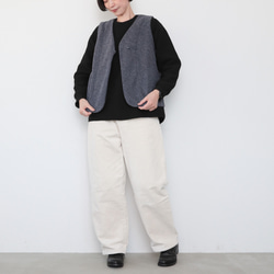 pazu's vest　FW / navy 8枚目の画像