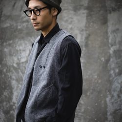 pazu's vest　FW / navy 13枚目の画像