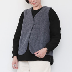 pazu's vest　FW / navy 10枚目の画像