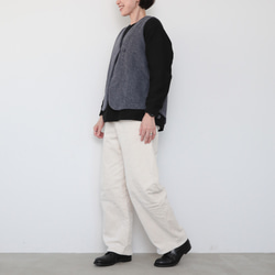 pazu's vest　FW / navy 12枚目の画像