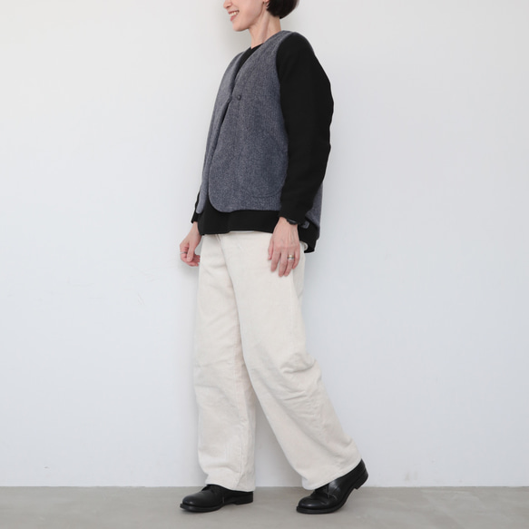 pazu's vest　FW / navy 12枚目の画像