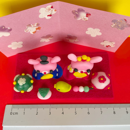 11)✨️ひな祭り✨うさぎ✨️ハンドメイド ハンドメイドでひな祭りを華やかに☆うさぎのお飾りの作り方 ｜ぬくもり