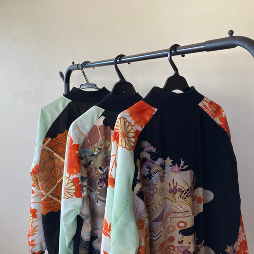 スカジャン着物地ハンドメード 3XL, 1点物,スカジャン,父の日ギフト,おしゃれなパパに,ジャケット