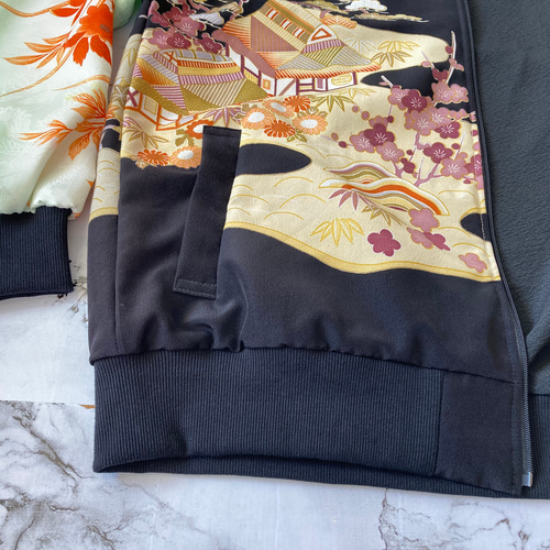 スカジャン着物地ハンドメード 3XL, 1点物,スカジャン,父の日ギフト,おしゃれなパパに,ジャケット