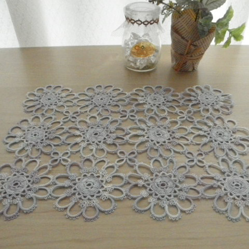 【はははのはあ】タティングレース ドイリー タティングレースのドイリー | iichi 日々の暮らしを心地よくする