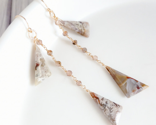 14kgf/ﾗｸﾞﾅﾚｰｽｱｹﾞｰﾄ/ｱﾝﾀﾞﾙｻｲﾄ｜結実 - ketsujitsu - ピアス（フック