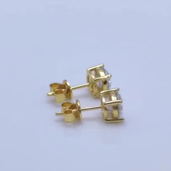 0.5ct×2(即納品)期間限定価格　モアッサナイト　一粒　ピアス ペア 11枚目の画像