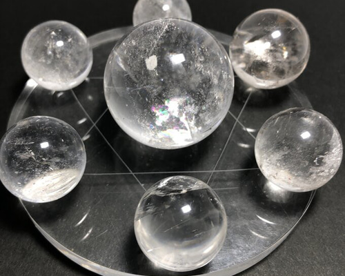 精麻Sサイズ鎮座スタイル　鱗　10mm水晶宝珠付き 精麻Sサイズ鎮座スタイル 鱗 10mm水晶宝珠付き