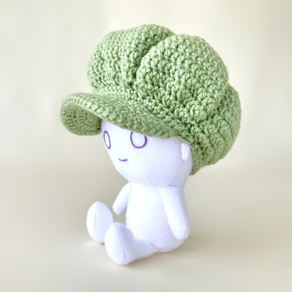 150色＊推し色で作るぬい用ポコポコニットキャスケット＊手編みニット