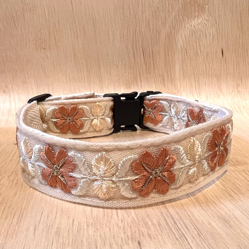 インド刺繍 首輪 犬 猫 インド刺繍リボン リード・首輪 mafu インド刺繍 首輪 犬 猫 インド刺繍リボン リード・首輪 mafu