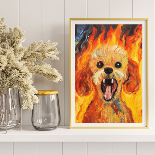 エドワルト ムンク、【犬のいる自画像】、希少な画集より、状態良好