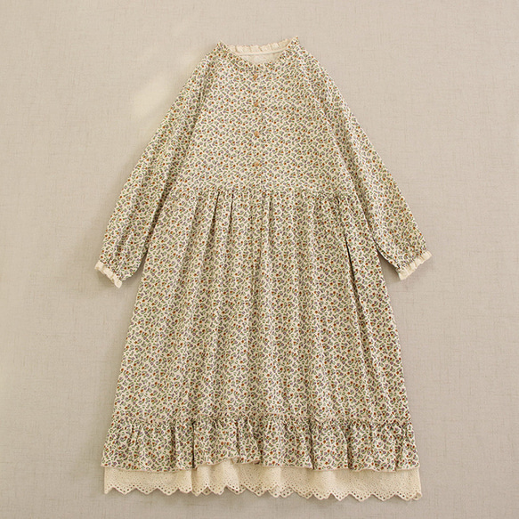 贈り物 春のふんわり 花柄ワンピース レディース 春服 大きいサイズ ワンピース