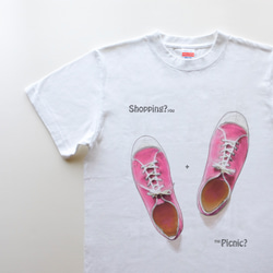 父の日に＊新作◎サクラ咲く限定カラー2024♪◆◇ Peach syrups 5.6oz Tシャツ 2 colors 4枚目の画像