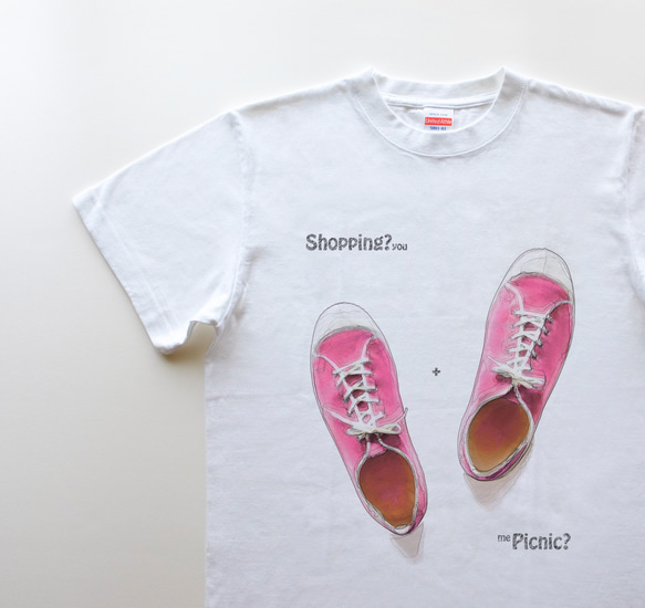 父の日に＊新作◎サクラ咲く限定カラー2024♪◆◇ Peach syrups 5.6oz Tシャツ 2 colors 4枚目の画像