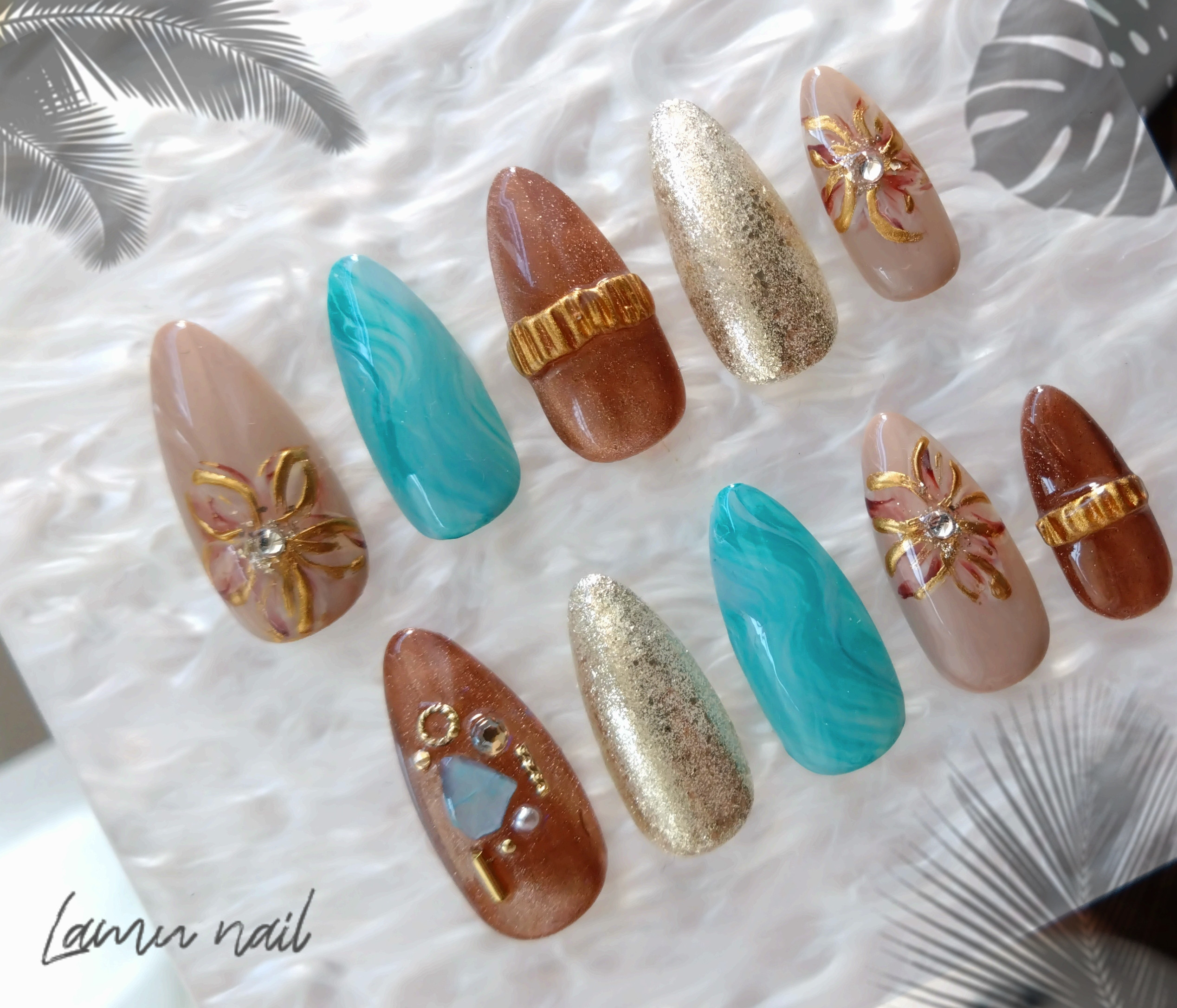 omochi様専用ネイルチップオーダー ※8/25出荷希望 omochiネイルチップ