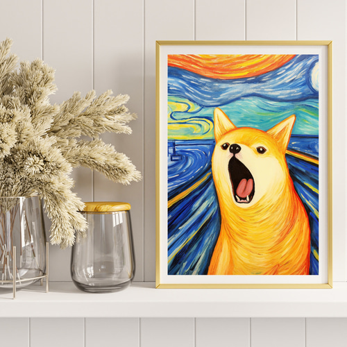 絵画　ガラス製　犬　指名手配　ビーグル　バットドック　baddog 絵画 ガラス製 犬 指名手配 ビーグル バットドック baddog Good