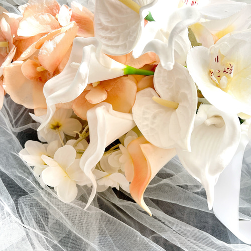 受注製作 No.159 クラッチブーケ 結婚式 ウエディングブーケ 前撮り