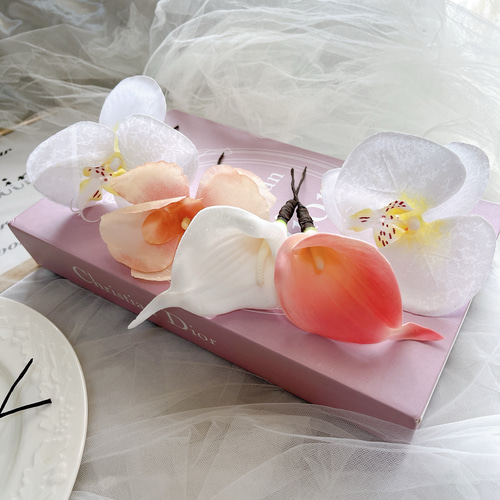 ウエディングブーケ ブライダル 結婚式 前撮り 胡蝶蘭 クラッチブーケ 受注製作 No.159 クラッチブーケ 結婚式 ウエディングブーケ 前撮り