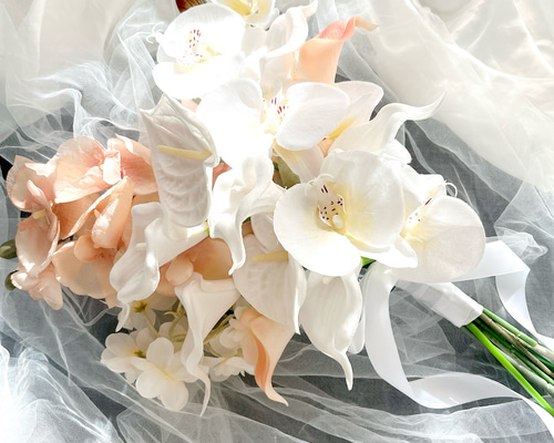 受注製作 No.159 クラッチブーケ 結婚式 ウエディングブーケ 前撮り