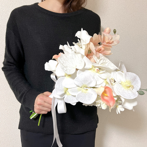 受注製作 No.159 クラッチブーケ 結婚式 ウエディングブーケ 前撮り