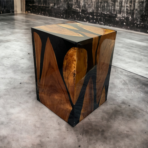 レジンアート木製椅子