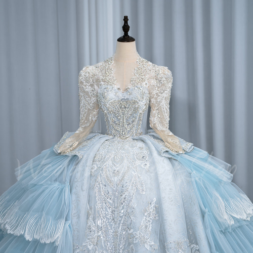 120cm　豪華♡スパンコールが上品に輝くドレス 2色 ドレス スリット スパンコール 煌びやか 高級 上品 セクシー