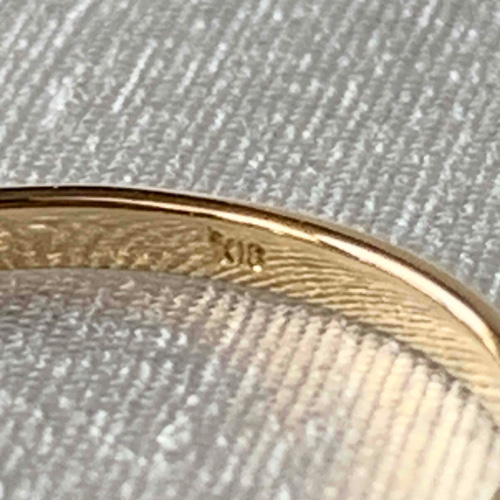 地金*18金【甲丸リング 19号 21号】イエローゴールド K18刻印入 地金*18金【甲丸リング 19号 21号】イエローゴールド K18刻印入