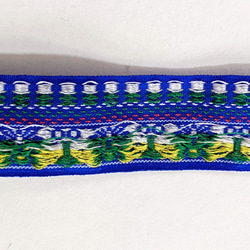 タイ チェンマイ　刺繍リボンテープ　【115】　幅3.2ｃｍ　1ｍ 3枚目の画像