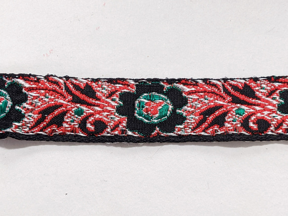 タイ チェンマイ　刺繍リボンテープ　【116】　幅3.2ｃｍ　1ｍ 3枚目の画像