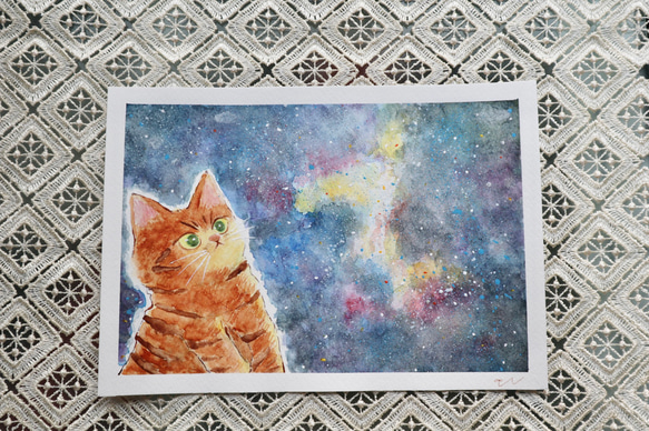 No.009 ちょいぽちゃ宇宙猫 1枚目の画像