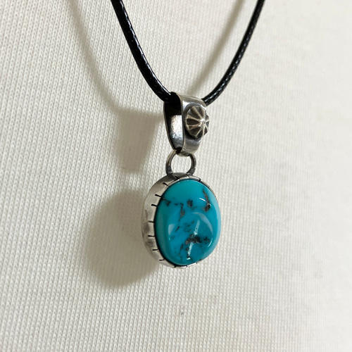 K*I様 スリーピングビューティー ターコイズ　　シルバー ネックレス スリーピングビューティー ターコイズ トルコ石 シルバー
