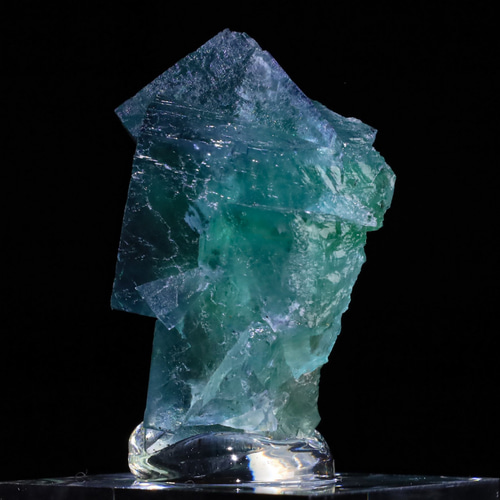 気持ちいい色味＆ゾーニング美 天然 フローライト 19g しっかり蛍光