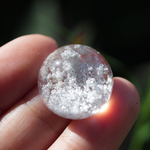 銀白☆ホワイトガーデンクォーツs1163 天然石 Funky garuda 天然石＊ラ