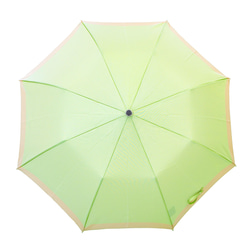 *NEW*【晴雨兼用折りたたみ傘】SCENE グログランシャンブレー：グリーン 4枚目の画像