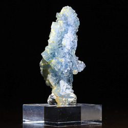 幾何学的キュービッククラスターツリー  天然 フローライト 23g 天然石 結晶 鉱物 標本｜中国 5枚目の画像
