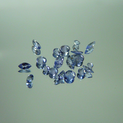 20614-20【タンザニア産】　天然タンザナイト　ルース詰合せ　　１．３ｃｔ 1枚目の画像