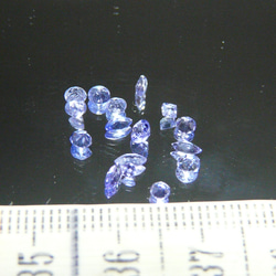 20614-21【タンザニア産】　天然タンザナイト　ルース詰合せ　　１．３ｃｔ 4枚目の画像